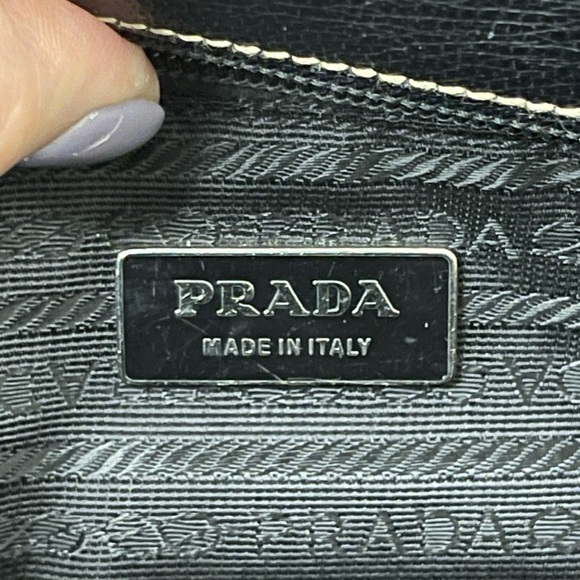 PRADA Madras Cerniera Doctor Style Handbag Purse with COA and Dust Bag - Picture 5 of 15